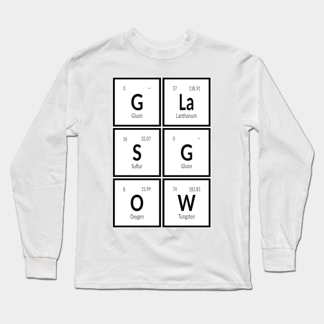 Elements of Glasgow City Long Sleeve T-Shirt by Maozva-DSGN